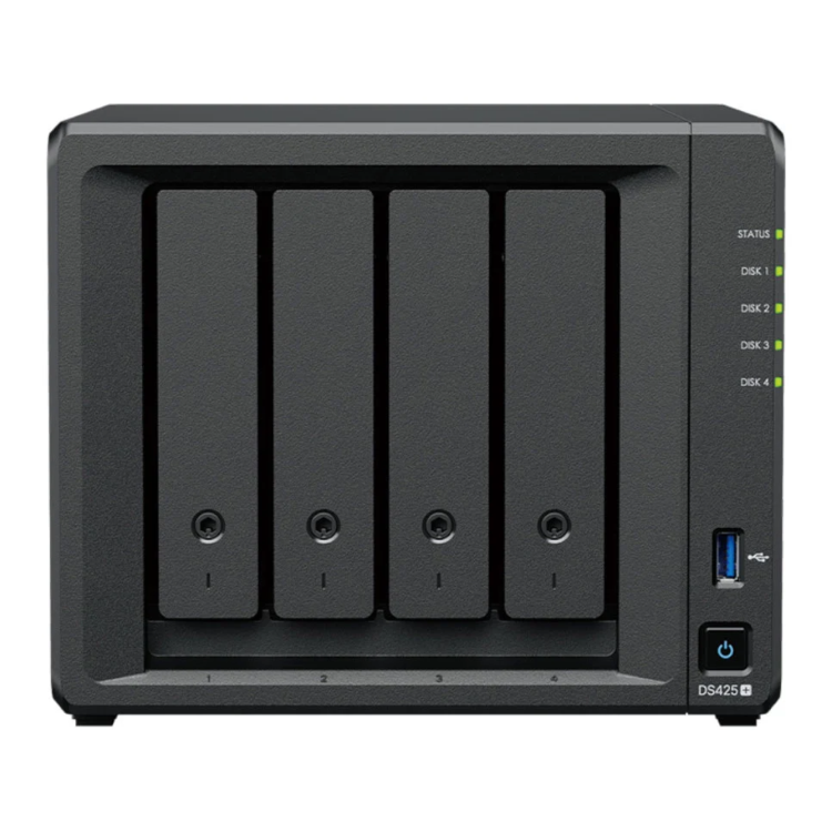 GRADE A1 - Synology DS425+ 2GB RAM 4 Bay SATA Desktop NAS Expansion Enclosure
