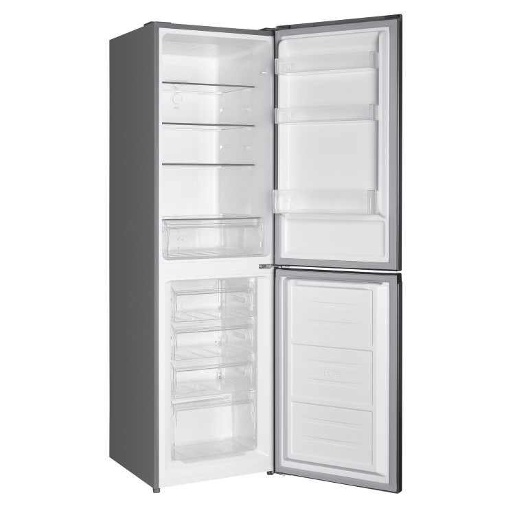 DeSantii 247 Litre 50/50 Freestanding Fridge Freezer - Inox