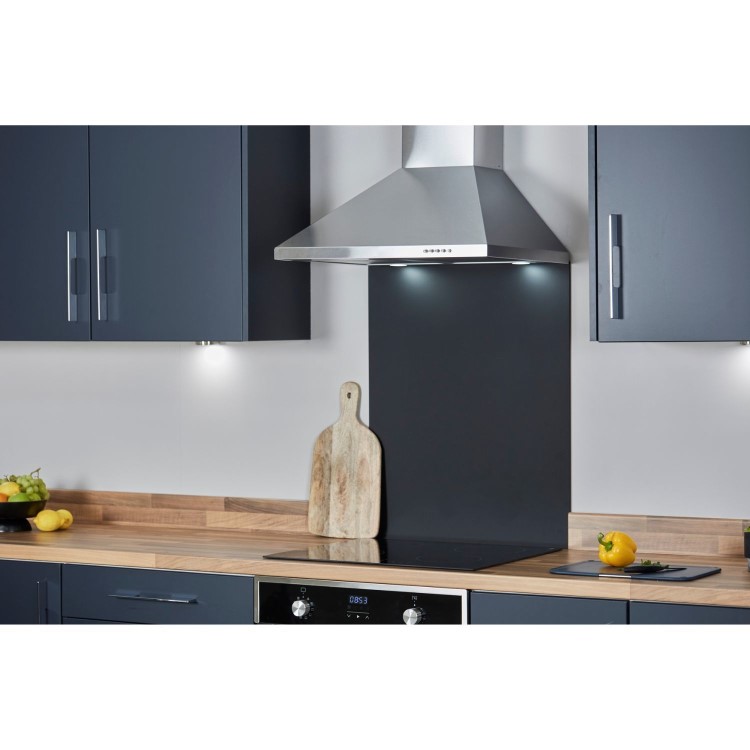 De Santii 60cm Chimney Cooker Hood - Stainless Steel