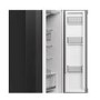 DeSantii 400 Litre French Style American Fridge Freezer - Dark Inox