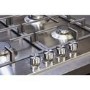 De Santii 60cm 4 Burner Gas Hob - Stainless Steel