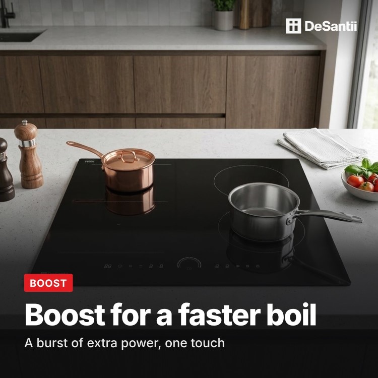 DeSantii 60cm Induction Hob with Flex Zone