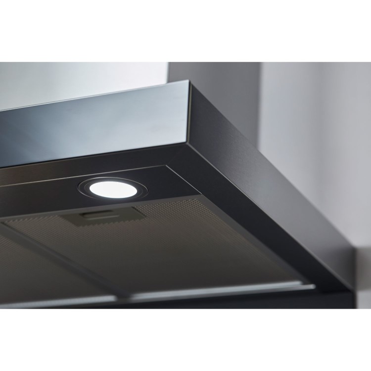 De Santii 60cm Chimney Cooker Hood - Black