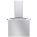 De Santii 70cm Curved Glass Splashback for DS70CG - Pewter