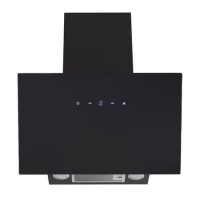 De Santii 90cm Angled Cooker Hood - Black