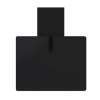 De Santii 70cm Chimney Cooker Hood - Black Glass De Santii 70cm Chimney Cooker Hood - Black Glass