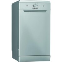 Refurbished Indesit DSFE1B10SUKN 10 Place Slimline Freestanding Dishwasher Silver