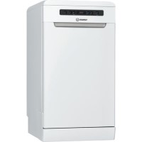 Indesit Push&Go Freestanding Slimline Dishwasher - White