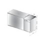 Indesit Push&Go Freestanding Slimline Dishwasher - White