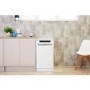 Indesit Push&Go Freestanding Slimline Dishwasher - White