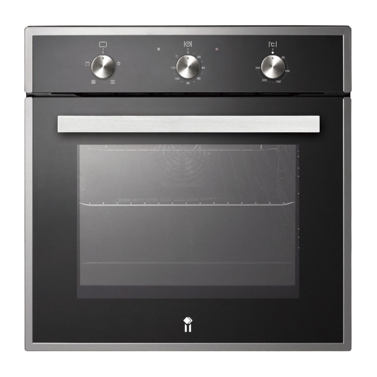 De Santii Electric Single Oven - Black