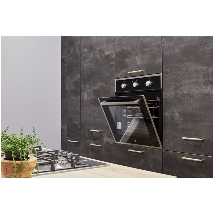 De Santii Electric Single Oven - Black