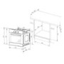 De Santii Electric Single Oven - Black