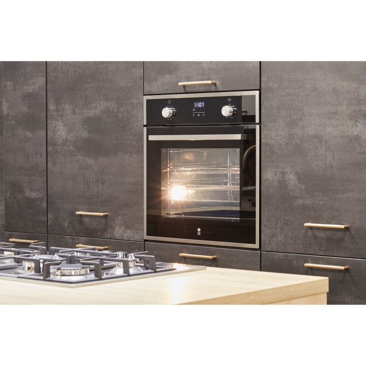 Refurbished De Santii DSMFOTCK/BK 60cm Single Electric Oven