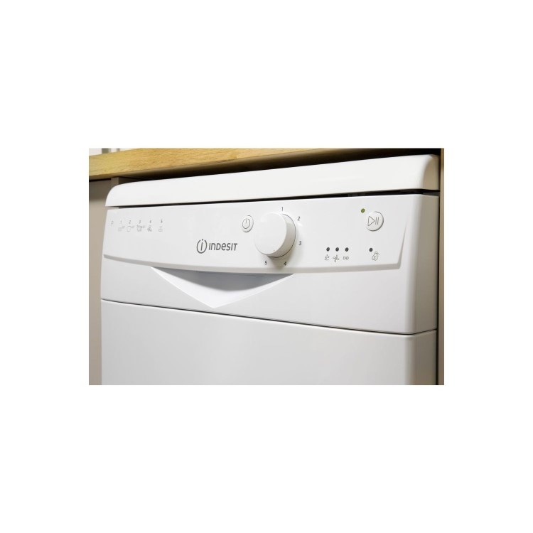 Indesit DSR15B1 10 Place Slimline Freestanding Dishwasher - White