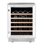 De Santii 52 Bottle Capacity Single Zone Built in Wine Cooler - Stainless steel