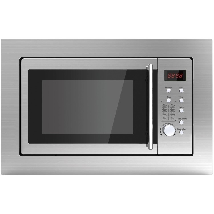 De Santii Built-In Microwave with Grill - Stainless Steel