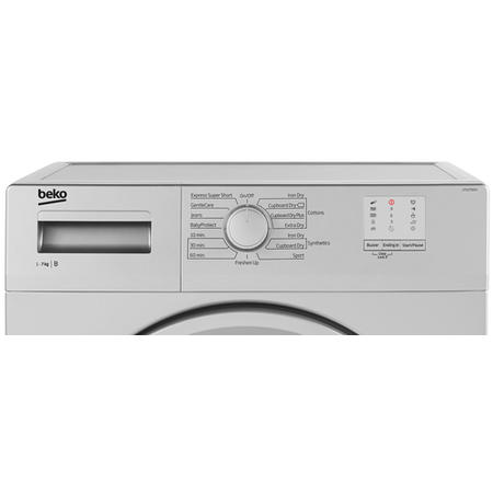 Beko DTGC7000S 7kg Freestanding Condenser Tumble Dryer - Silver