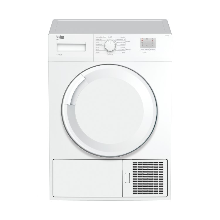 Beko DTGC8000W 8kg Freestanding Condenser Tumble Dryer - White