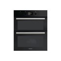 A2/DU2540BL Refurbished Hotpoint Luce DU2540BL 60cm Double Built Under Electric Oven Black