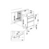 Hotpoint Luce Electric Built Under Double Oven - Black