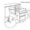 AEG DUB331110M 6000 Built Under Electric Double Oven with Catalytic Liners - Stainless Steel