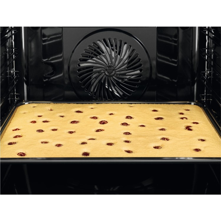 AEG 6000 Series Built-Under Electric Double Oven - Black