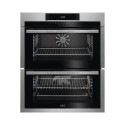 A2/DUE731110M Refurbished AEG DUE731110M 60cm Double Built Under Electric Oven Stainless Steel