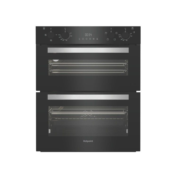 Hotpoint Built Under Electric Double Oven - Black