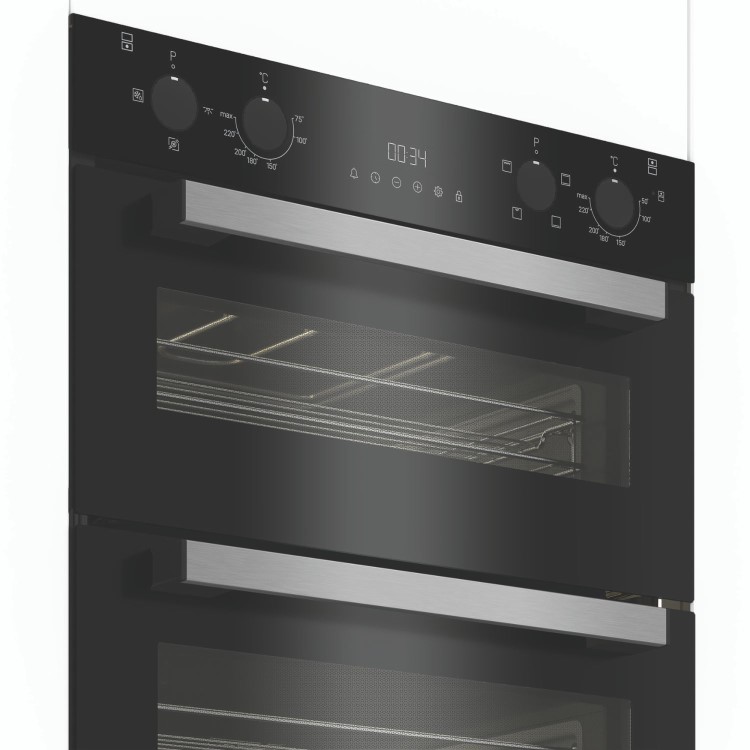 Hotpoint Built Under Electric Double Oven - Black