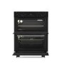 Indesit Electric Built Under Double Oven - Black