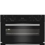 Indesit Electric Built Under Double Oven - Black