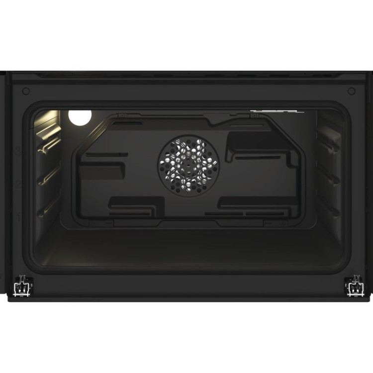Indesit Electric Built Under Double Oven - Black