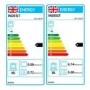 Indesit Electric Built Under Double Oven - Black
