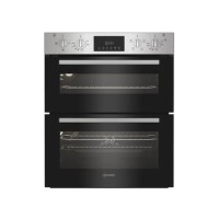 Refurbished Indesit Electric Built Under Double Oven - Stainless Steel Refurbished Indesit Electric Built Under Double Oven - Stainless Steel