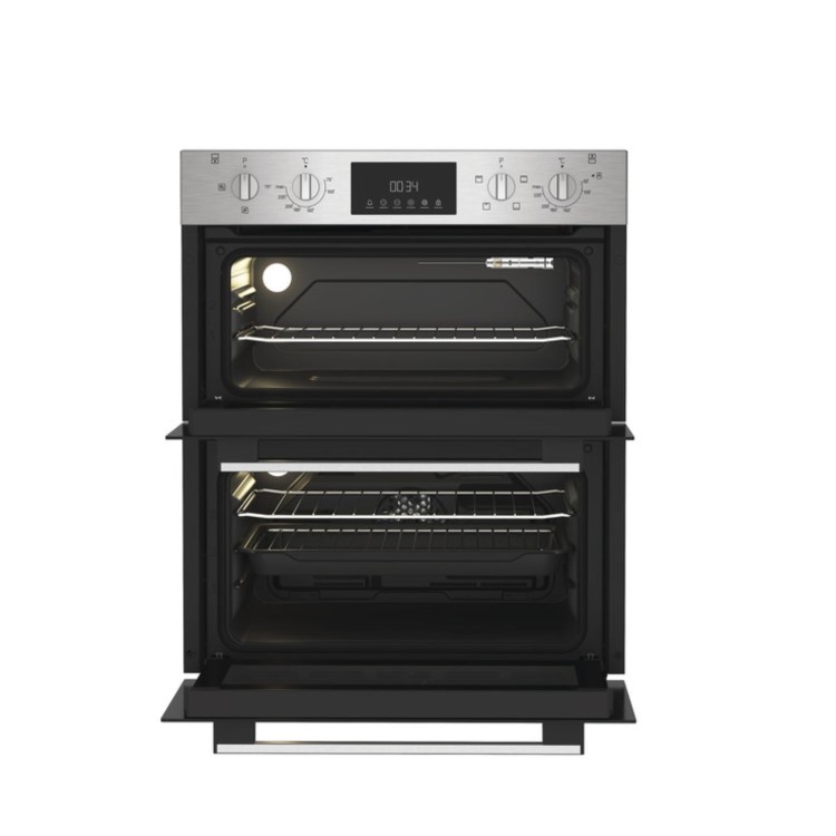 Refurbished Indesit Electric Built Under Double Oven - Stainless Steel