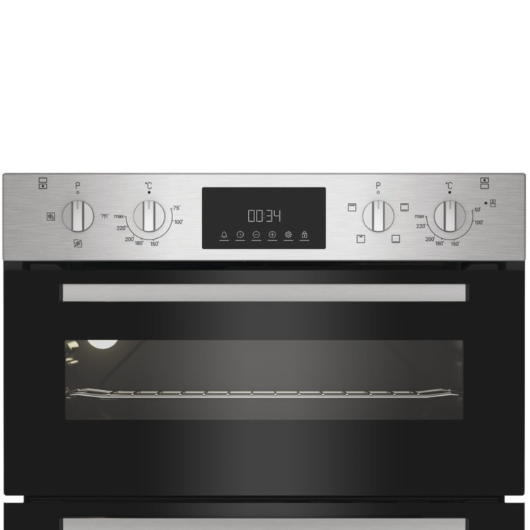 Refurbished Indesit Electric Built Under Double Oven - Stainless Steel
