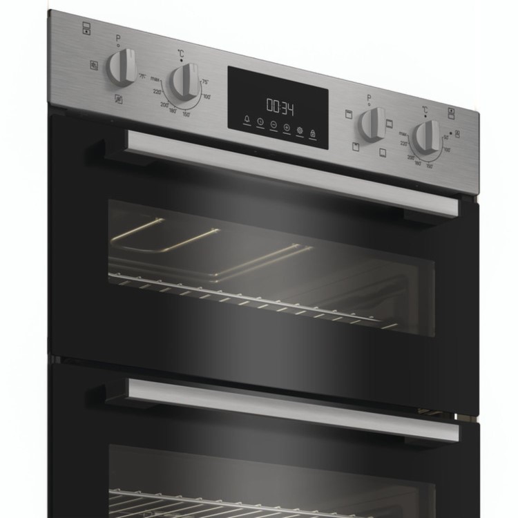 Refurbished Indesit Electric Built Under Double Oven - Stainless Steel