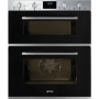 Smeg DUSF400B Cucina Built Under Double Oven - Stainless Steel