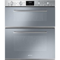 Smeg Cucina Electric Built Under Double Oven - Stainless Steel Smeg Cucina Electric Built Under Double Oven - Stainless Steel