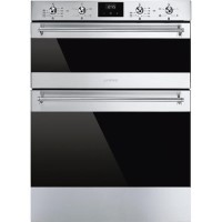 Refurbished Smeg Classic DUSF6300X 60cm Double Built Under Electric Oven Stainless Steel Refurbished Smeg Classic DUSF6300X 60cm Double Built Under Electric Oven Stainless Steel