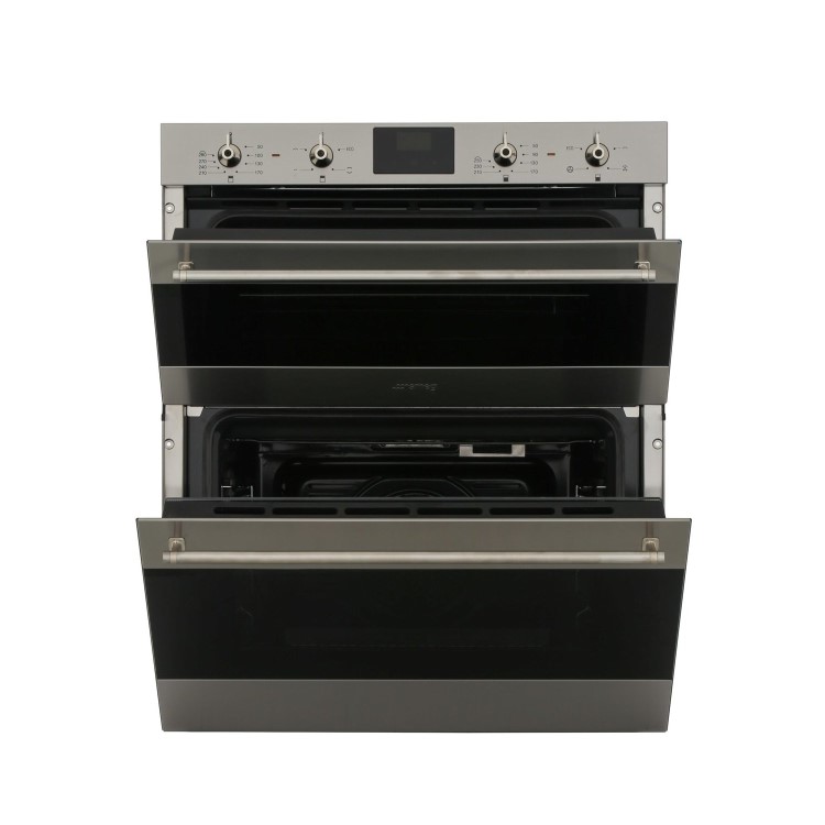 Refurbished Smeg Classic DUSF6300X 60cm Double Built Under Electric Oven Stainless Steel