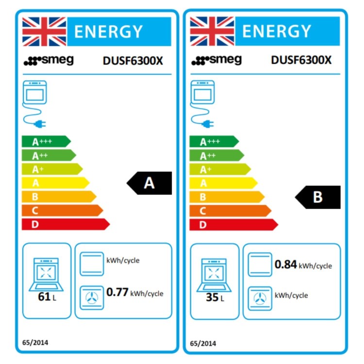 Smeg DUSF6300X Classic Built-Under Electric Double Oven - Stainless Steel 