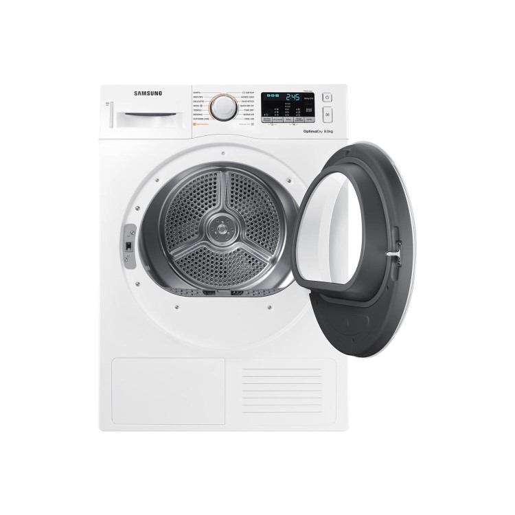 Samsung DV80M50101W 8kg Freestanding Heat Pump Freestanding Tumble Dryer - White