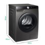 Samsung Series 5 plus 8kg Heat Pump Tumble Dryer - Graphite