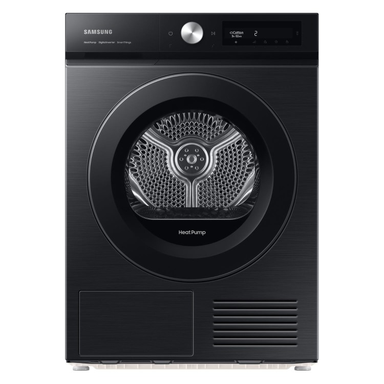 Refurbished Samsung Series 5 DV90BB5245ABS1 Freestanding Heat Pump 11KG Tumble Dryer Black