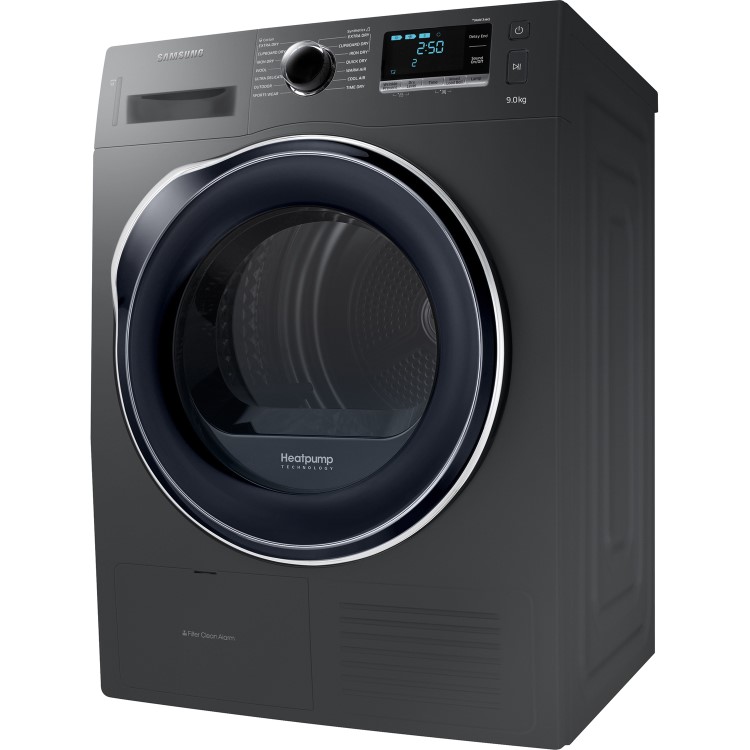 Samsung DV90K6000CX 9kg Freestanding Heat Pump Tumble Dryer - Graphite