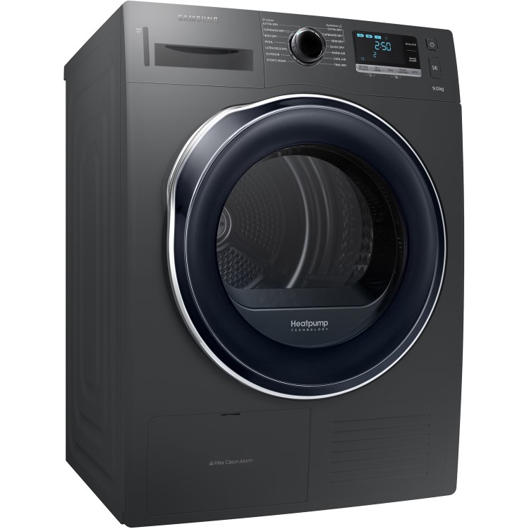 Samsung DV90K6000CX 9kg Freestanding Heat Pump Tumble Dryer - Graphite