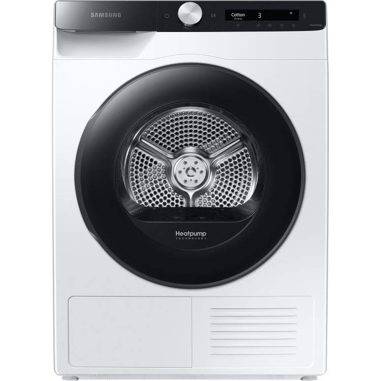 Refurbished Samsung Series 5 Plus DV90T5240AE Freestanding Heat Pump 9KG Tumble Dryer White