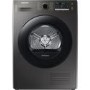 Refurbished Samsung DV90TA040AN Freestanding Heatpump 9KG Tumble Dryer Graphite